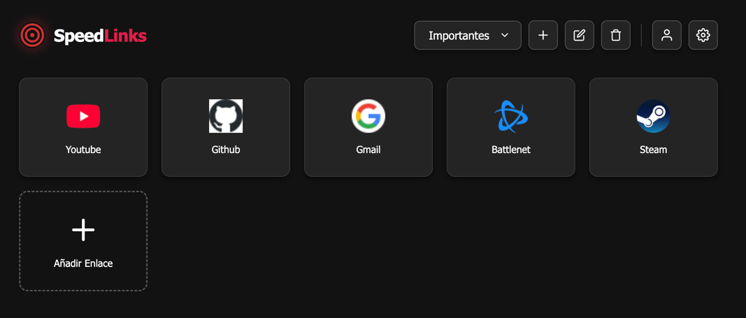 Speed Links App Screenshot